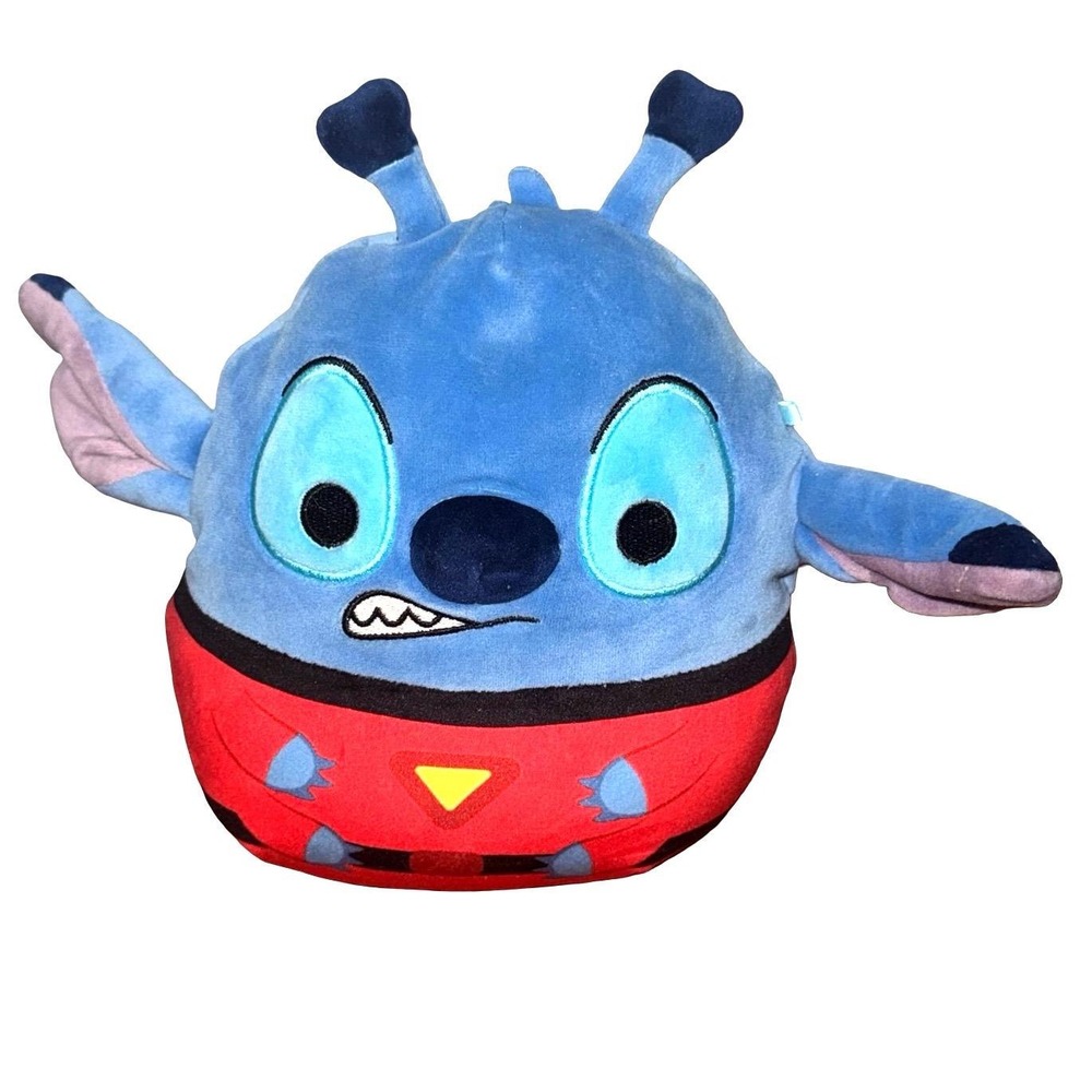 Disney Squishmallows Stitch Experiment 626 Red Space Suit Plush 8 inch Kellytoy